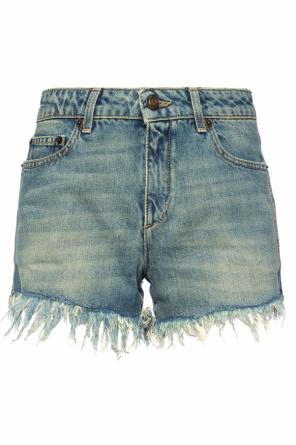 Denim shorts with tears, zdjęcie 1 Denim shorts with tears od Saint Laurent